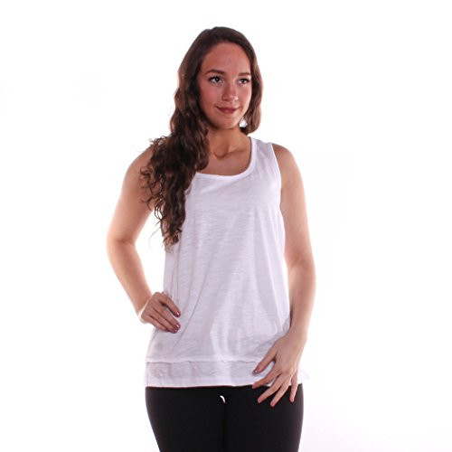 Neon Buddha Plus Size Women s Gracey Tank White 3X