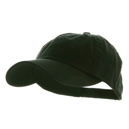 Low Profile Dyed Cotton Twill Cap  Black W39S55D