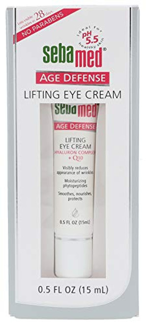 Sebamed Anti Aging Q10 Lifting Age Defense Eye Cream 15 mL pH 5 5 for Sensitive Skin Reduces the Appearance of Wrinkles Made in Germany