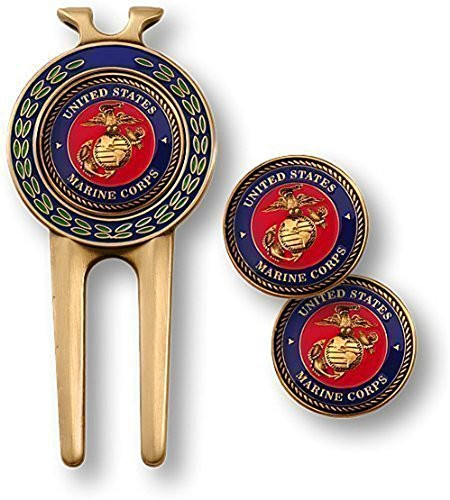 Armed Forces Depot U.S. Marine Corps Divot Tool and Ball Markers