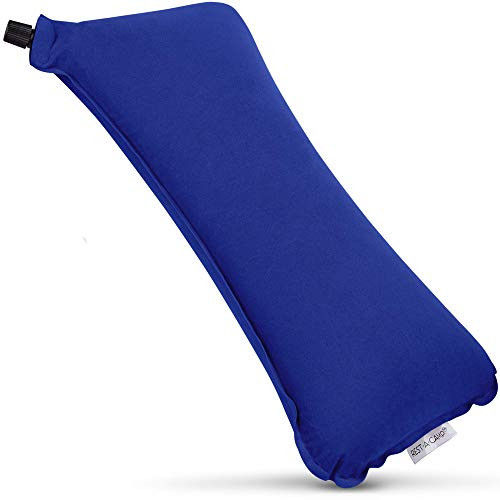 Self Inflatable Lumbar Pillow Insert  Travel Lumbar Pillow for Back  Lower Back Support Pillow  Lumbar Support Pillow for Car Airplane Traveling  Office Chair Lumbar Throw Pillow for Lower Back