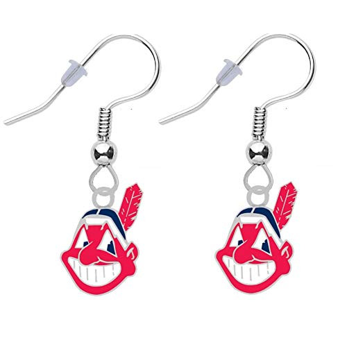 Baseball Logo Earrings Pierced