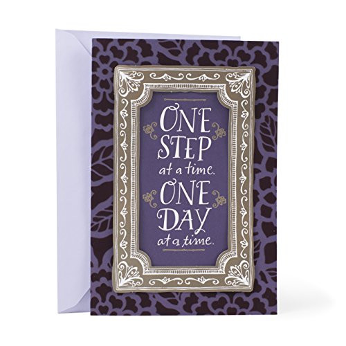 Hallmark Mahogany Sympathy Card One Step One Day
