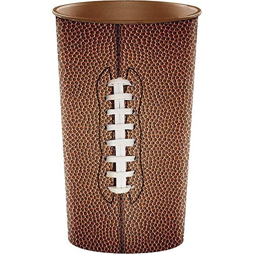 22 oz Plastic Souvenir Cup Football 4 Count