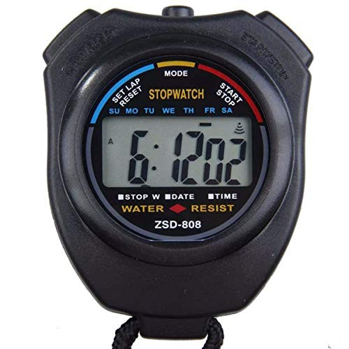 NextStation Digital Professional Sports Stopwatch Timer Water ResistantLarge Display with Date Time and Alarm FunctionIdeal for Sports Coaches Fitness Coaches and Referees