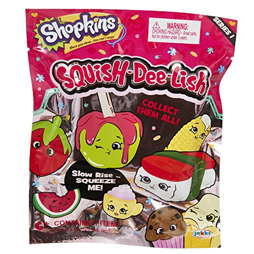 Shopkins SquishDeeLish Blind Bag Series 1  Squeeze Me  Slow Rise Set of 2 Collect them all