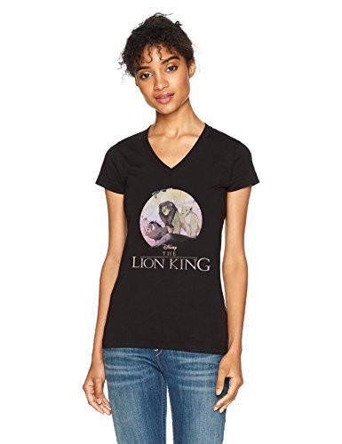 Fifth Sun Junior s Lion Logo King Graphic VNeck Tee Black Medium