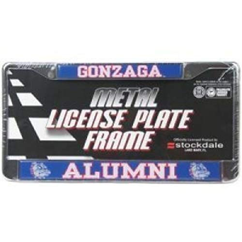 Stockdale Gonzaga Bulldogs Alumni Metal License Plate Frame W/Domed Insert  Gonzaga/Alumni