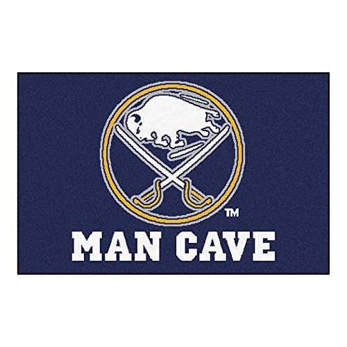 FANMATS 14398 NHL Buffalo Sabres Nylon Universal Man Cave Starter Rug FANMATS 14398 NHL Buffalo Sabres Nylon Universal Man Cave Starter Rug