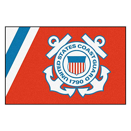 Fanmats Military  Coast Guard  Nylon Face Starter Rug