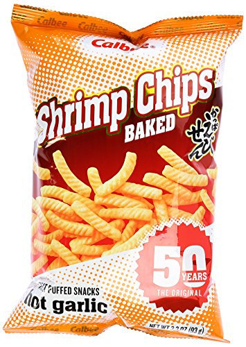 Calbee Chips Shrimp Garlic 3 3 oz