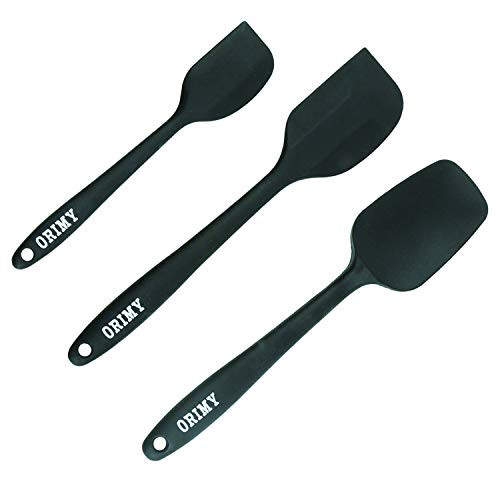Silicone Spatula Set 600ºF HeatResistant Slotted Spatulas Flexible Nonstick Rubber Spatula Baking Spatula Spoon Scraper