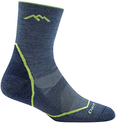 Darn Tough Light Hiker Jr  Micro Crew Light Cushion Sock  Boy s Denim Large
