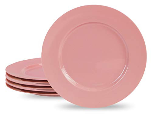 Reston Lloyd Set Calypso Basics Melamine Dinner Plate Set of 6 Pink