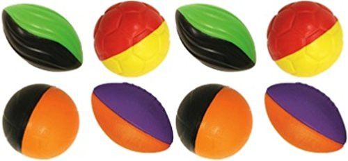 Ja-Ru Air Foam Sport Ball Party Favor Bundle Pack