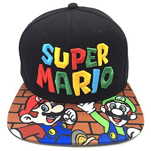 damdos Anime Game Super Mario Bros Baseball Hat Mario Bros Cosplay Caps Adult Kids Cosplay Cap AdjustableBlack damdos Anime Game Super Mario Bros Baseball Hat Mario Bros Cosplay Caps Adult Kids Cosplay Cap AdjustableBlack