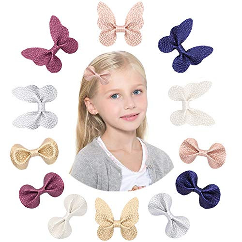 Butterfly Hair Bows Clips for Baby Girls Toddlers Infant Women Litchi Stria Hair Barrettes Bangs Clip Hairpin Set Hair Accessories12 Pcs Butterfly Hair Bows Clips for Baby Girls Toddlers Infant Women Litchi Stria Hair Barrettes Bangs Clip Hairpin Set Hair Accessories12 Pcs