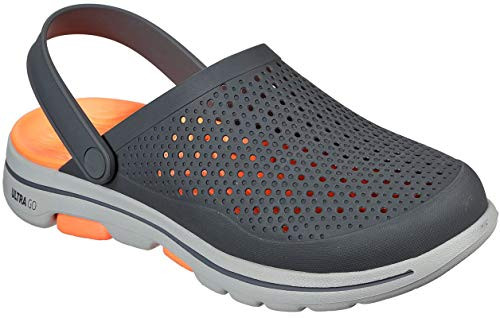 Skechers Men s Cali Gear Clog Charcoal/Orange 10 M US