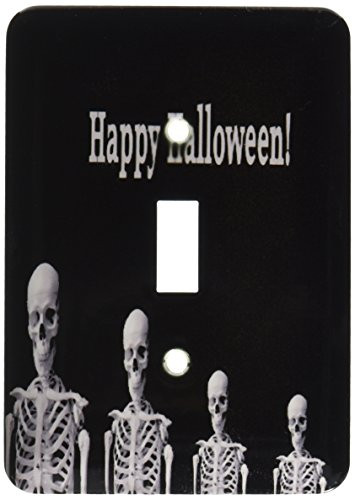 3dRose lsp309661 Skeleton Family Toggle Switch MultiColor