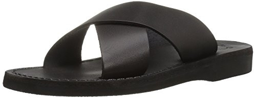 Jerusalem Sandals Women s Elan Rubber Slide Sandal Black 40 EU/9 M US