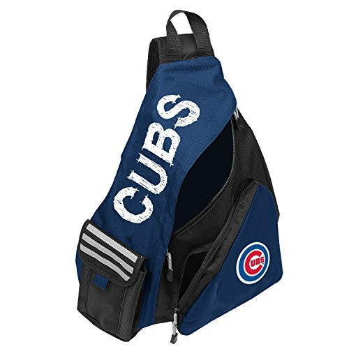 Officially Licensed MLB Chicago Cubs Leadoff Sling Backpack 20Inch