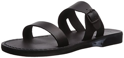 Jerusalem Sandals Men s Dan Slide Sandal Black 44 Medium EU 1111 5 US