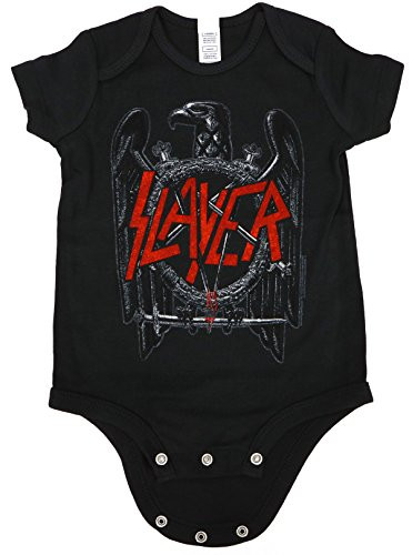 Slayer Baby Infant Black Eagle Creeper Black M