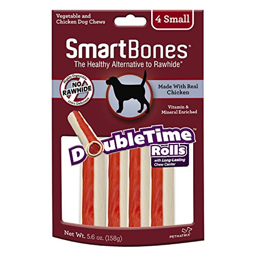 SmartBones DoubleTime Rolls with LongLasting Chew Center Chicken