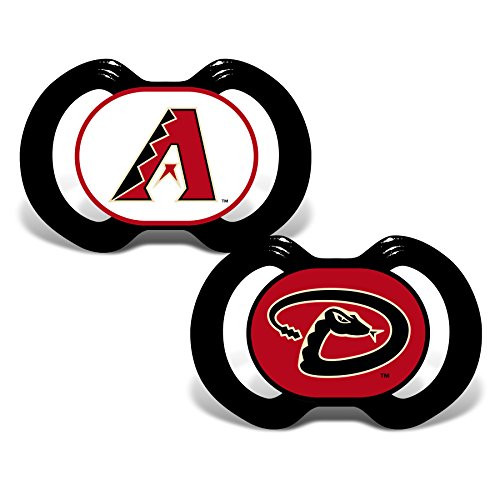 Baby Fanatic 2 Piece Team Colors Pacifier Arizona Diamondbacks