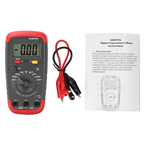 SANON Capacitor Tester UYIGAO UA6013L 0 1pF20000uF Professional Handheld LCD Digital Capacitance Meter