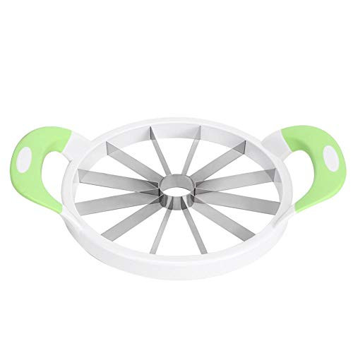 Stainless Steel Watermelon Slicer Fruit Cantaloup Melon Slicer Peeler Corer Server NonSlip Grip for Slicing Cantaloupe Honeydew1