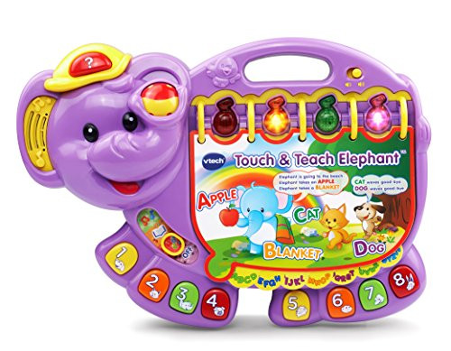 VTech Touch and Teach Elephant Amazon Exclusive, Purple