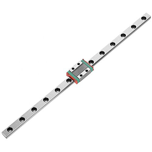 1pc LML9B Miniature Linear Rail Guide Rail 9mm Width  Slide Block Linear Slide Rail Linear Rail Carriage260mm