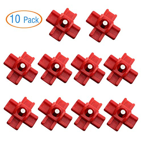 10 Pack Chicken Nipples Waterer Automatic Water Drinker Horizontal Side Mount for Poultry Chicken Quail Duck 10