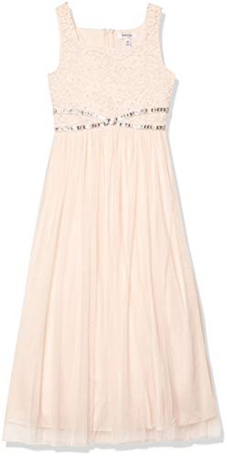 Speechless Girls  Sleeveless Full Length Party Dress Pale Blush 16