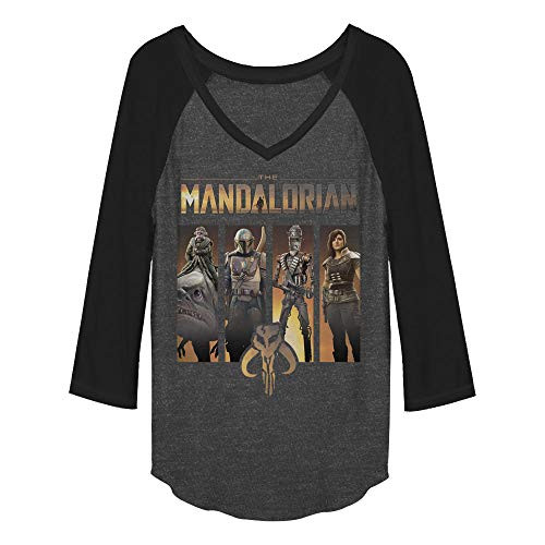 Star Wars Junior s TShirt Charcoal Heather XLarge