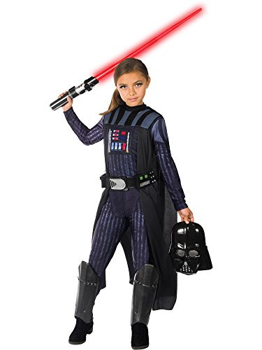 Rubie s girls Star Wars Classic Darth Vader Costume as shown Large US