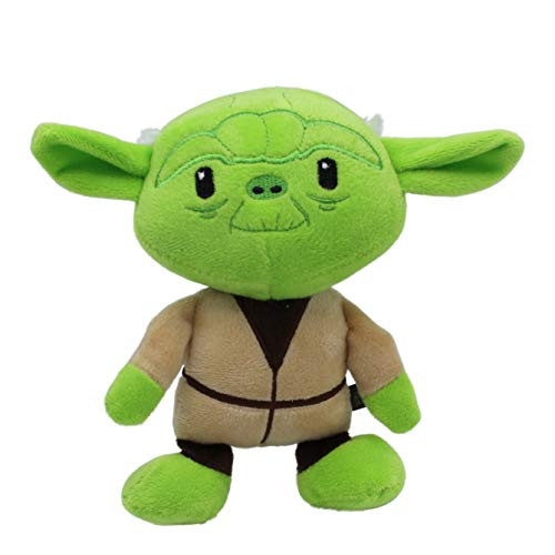 Star Wars Plush Yoda Figure Dog Toy  Soft Star Wars Squeaky Dog Toy  Medium