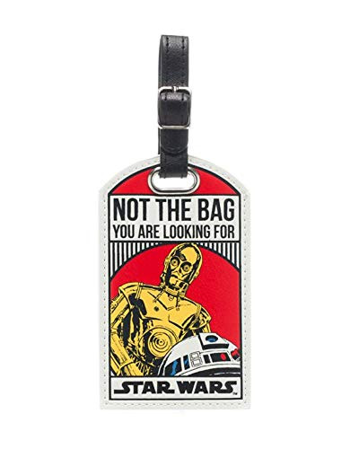 Star Wars R2D2 C3PO Not The Bag You are Looking for Droids Luggage Tag