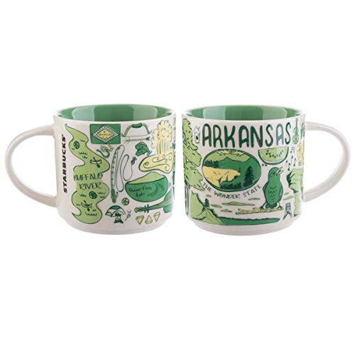 Starbucks ARKANSAS Been There Series Across The Globe Collection Ceramic Coffee Cup