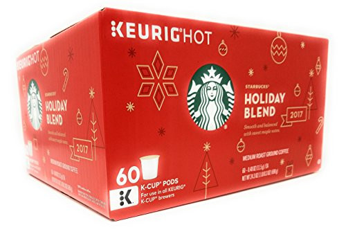 Starbucks K Cups A Holiday Blend 60 K Cups