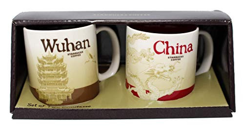Starbucks Global Icon Mini Series Demitasse Mugs Wuhan and China