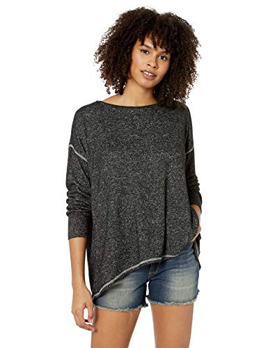 BB Dakota Junior s Knit Cross Back top Black Medium
