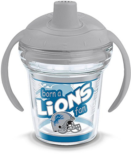 Tervis NFL Detroit Lions Born A Fan Sippy Cup With Lid 6 oz Clear