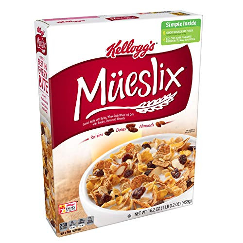 Kellogg s Mueslix Breakfast Cereal Original Good Source of Fiber 16 2oz Box