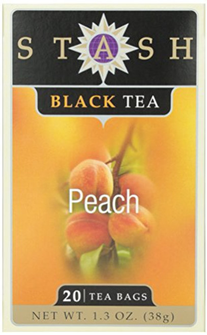 Stash Peach Black Tea Tea 20 ct Stash Peach Black Tea Tea 20 ct