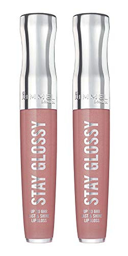 Rimmel Stay Glossy Blushing Belgraves Pack of 2