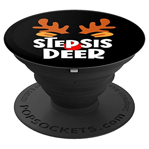 Step Sister Deer Matching Family Tribe Christmas Reindeer PopSockets Grip and Stand for Phones and Tablets