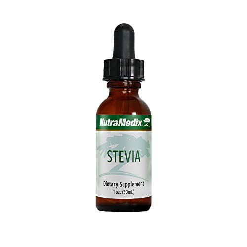 NutraMedix Stevia Drops  Liquid Stevia Whole Leaf Extract  ZeroSugar Alternative  Microbial Support with Steviol Glycosides 1oz / 30ml