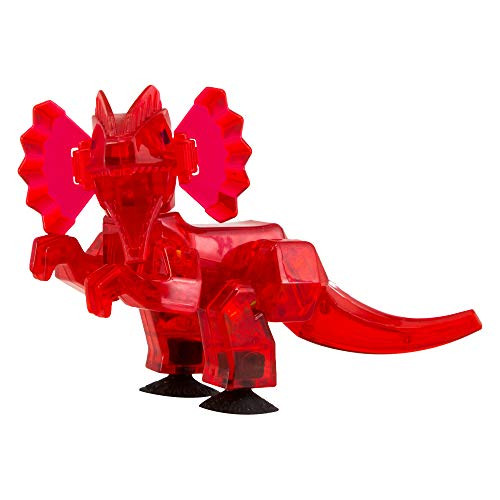 StikBot Zing Dino  Dilophosaurus  Posable StopMotion Action Figure Red